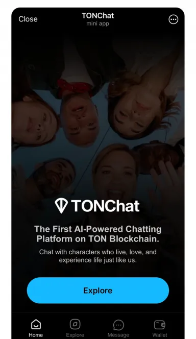 Picture TONChat – The First AI-Powered Chatting Platform on TON B… 3 | TON app