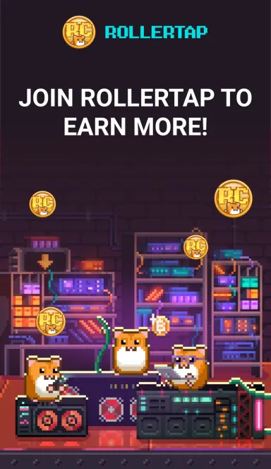 Picture RollerTap – Tap-to-mine crypto game by Rollercoin, the la… 3 | TON app