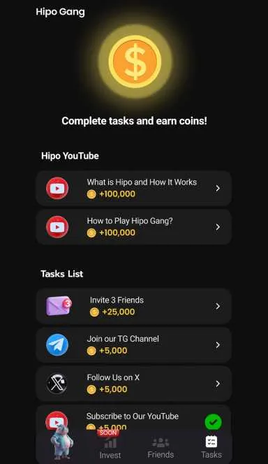 Picture Hipo Gang – The first DeFi Tap-to-Earn game on TON, power… 5 | TON app