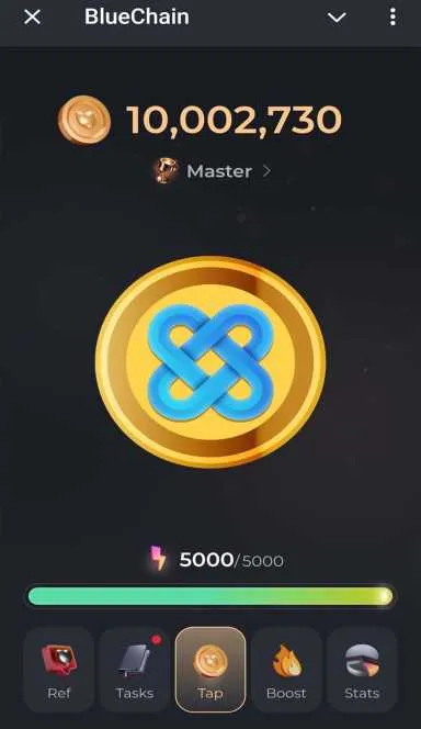 Picture BlueChain – BlueChain, a Tap-to-Earn app on the TON Block… 3 | TON app