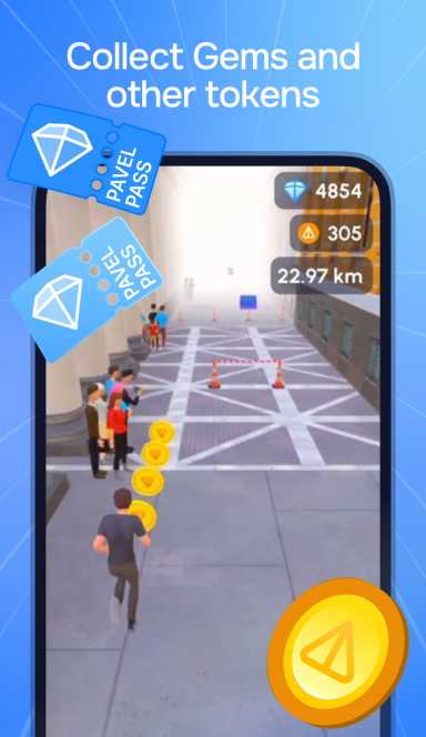Picture Durov Run – Durov Run is an endless runner game where the… 6 | TON app