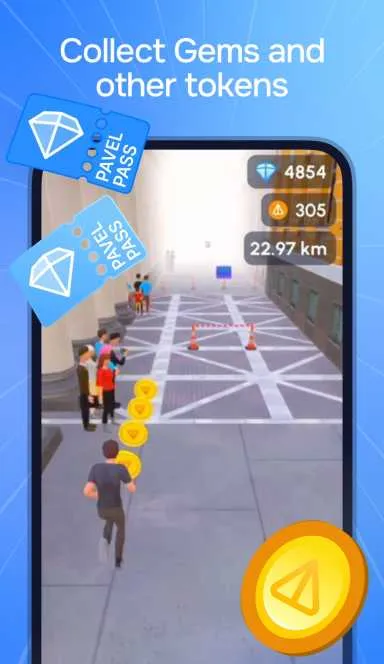 Picture Durov Run – Durov Run is an endless runner game where the… 6 | TON app