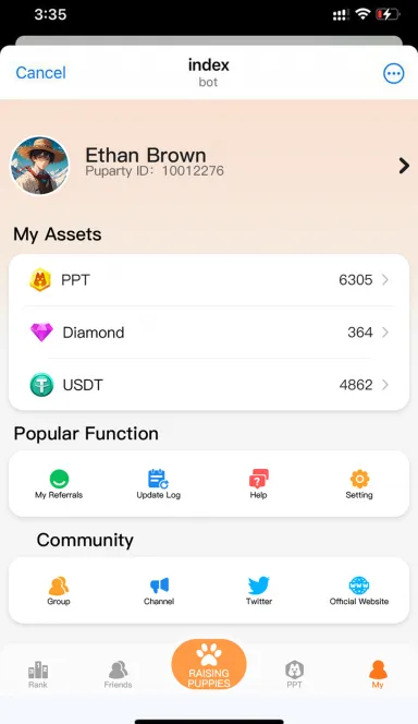 Picture Puparty – Puparty: Telegram Native Web3 Game, Play to Ear… 7 | TON app
