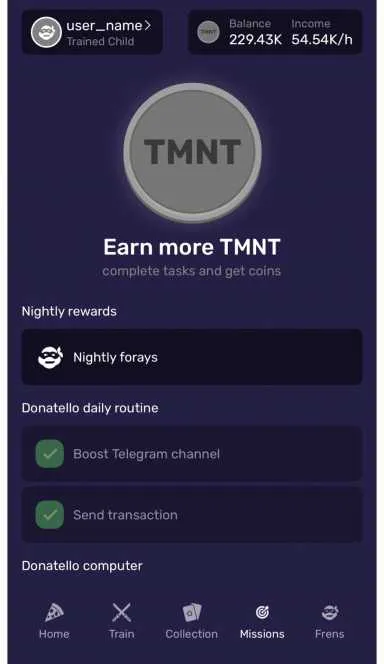 Picture TMNT Game – Tap to earn game Dive into the universe of Ni… 8 | TON app