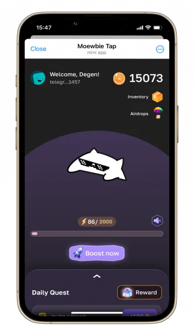 Picture Moewbie – Moewbie is a tap + music game, adopt a cat, gro… 3 | TON app