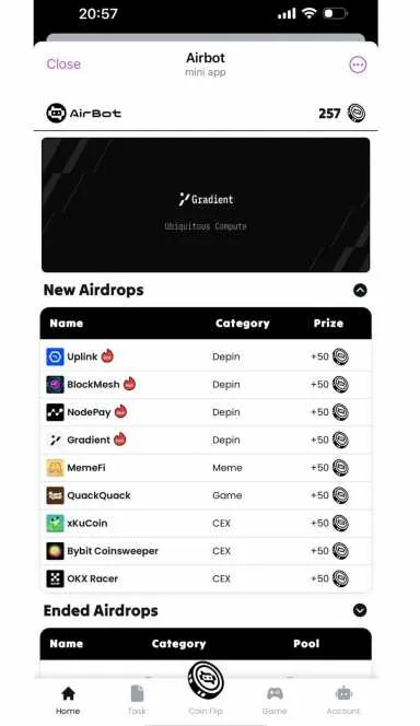 Picture Airbot – Your rocket ship to the Web3 cosmos  | TON App 3 | TON app