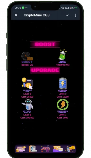 Picture CryptoMine CGS  – Collect coins, exchange for token, rank… 4 | TON app