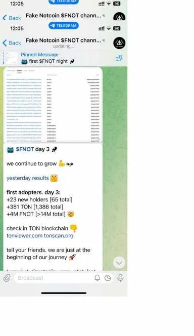 Picture $FNOT Fake Notcoin – $FNOT Community | TON App 5 | TON app