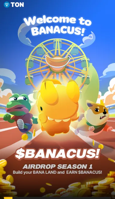 Picture BANACUS – BANACUS TON Game – Tap, collect Land Coins, u… 3 | TON app