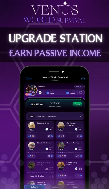 Picture Venus World Survival – Venus World Survival  Tap to Ear… 4 | TON app