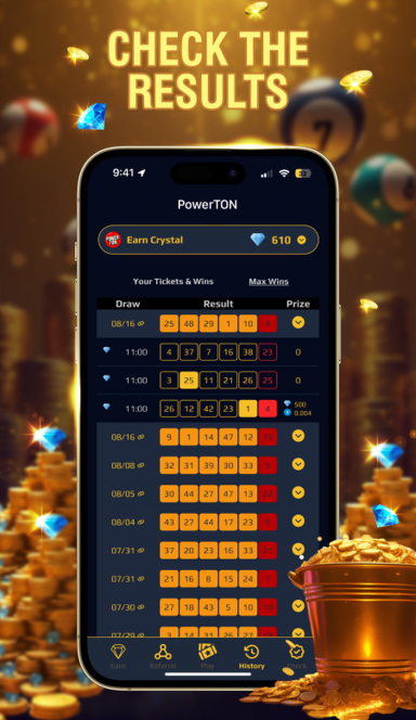 Picture Power TON – WEB3 Lottery: Transparent draws, big wins,  s… 7 | TON app