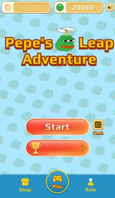Picture PEPE’S LeapAdventure – Ready To Leap With PEPE | TON App 4 | TON app