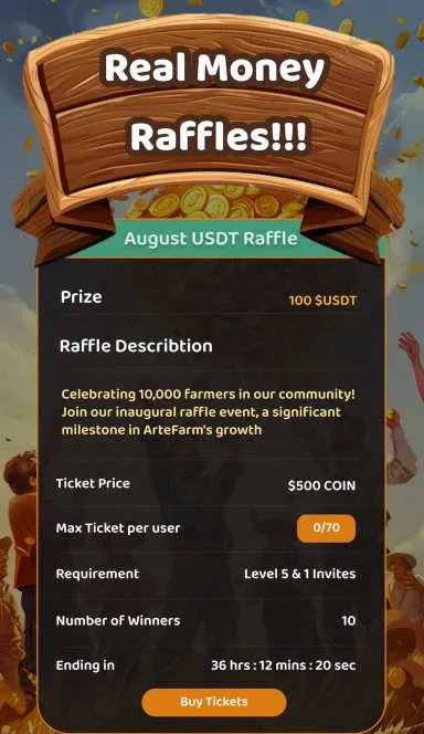 Picture ArteFarm – Unlock your Farm2Earn experience with ArteFarm… 5 | TON app