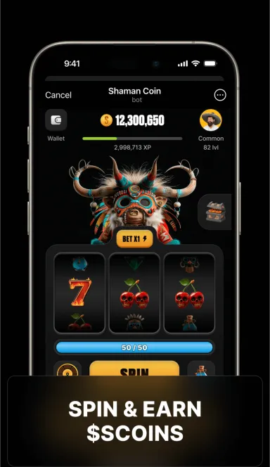 Picture ShamanCoin – ShamanCoin is a click2earn game where you ca… 3 | TON app