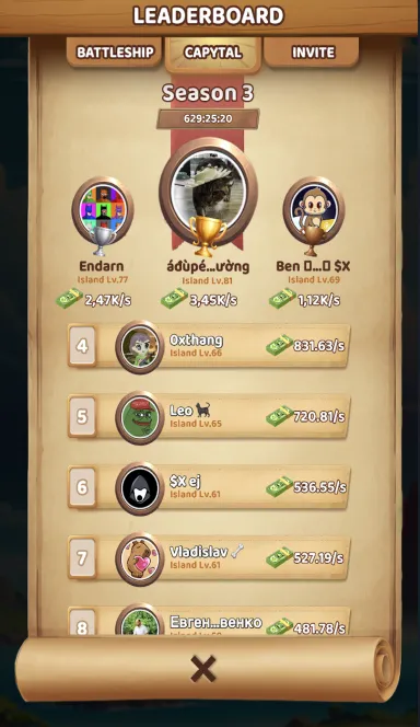 Picture Capytal War – The first social PvP game on $TON | TON App 3 | TON app