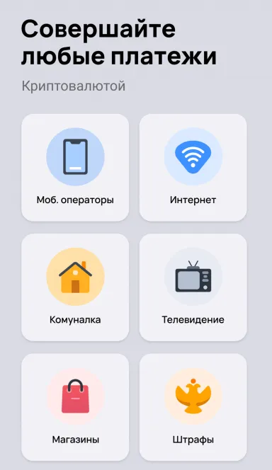 Picture Solo  – Make any payments | TON App 3 | TON app