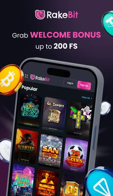 Picture Rakebit Casino – Crypto Casino & Sportsbook with awesome … 3 | TON app