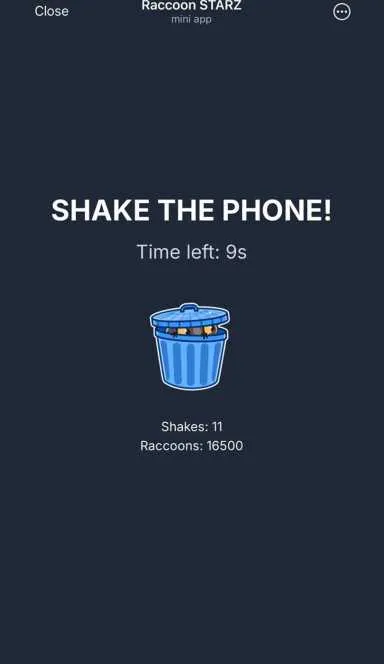 Picture Raccoon STARZ – How hard can you shake your phone for Rac… 6 | TON app