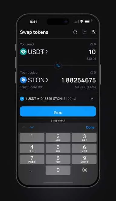 Picture STON.fi – Cross-chain DEX built on TON | TON App 4 | TON app