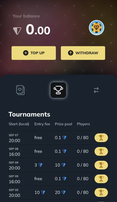 Picture TON Poker – TON Poker is the first Telegram poker room 3 | TON app